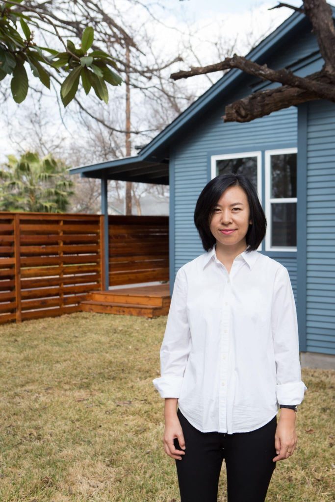 Natural-light professional headshot of an Austin realtor